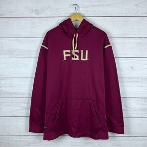 Florida State Seminoles Nike FIT Therma Pullover Hoodie Large
